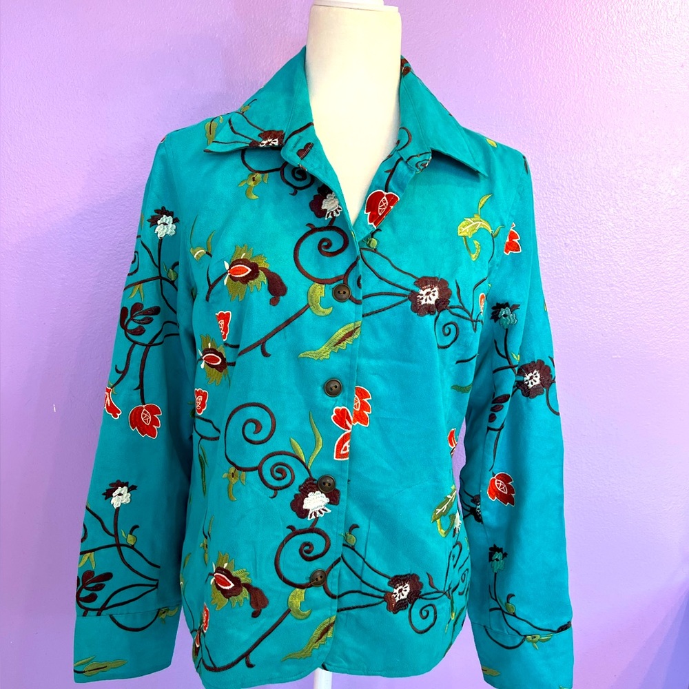 A’ LA CARTE EMBROIDERED JACKET
